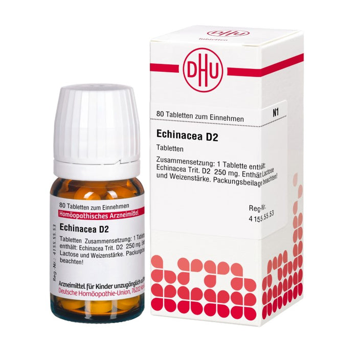 Echinacea HAB D2 DHU Tabletten, 80 pcs. Tablets