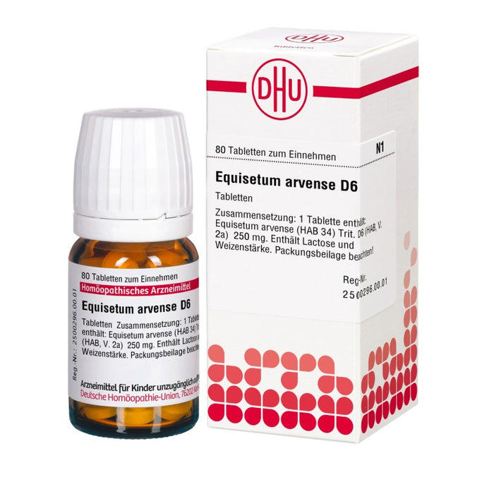 Equisetum arvense D6 DHU Tabletten, 80 pcs. Tablets