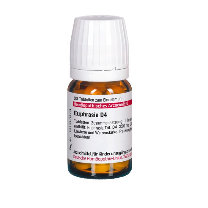 Euphrasia D4 DHU Tabletten, 80 pc Tablettes