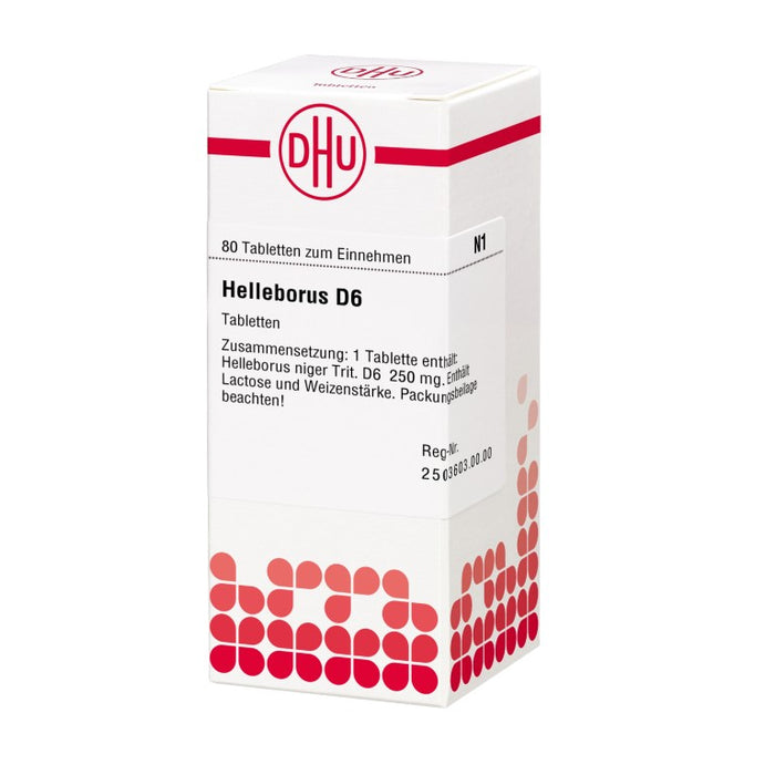 Helleborus D6 DHU Tabletten, 80 pc Tablettes