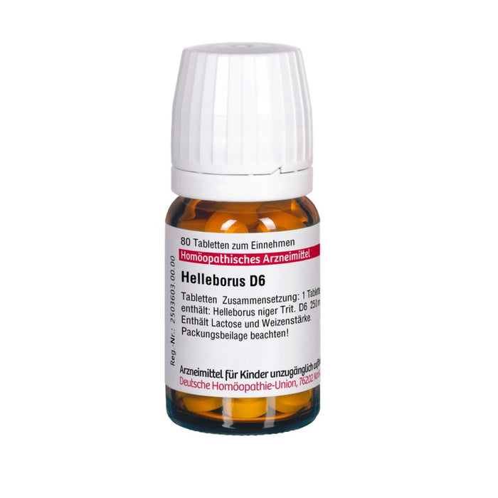 Helleborus D6 DHU Tabletten, 80 pc Tablettes