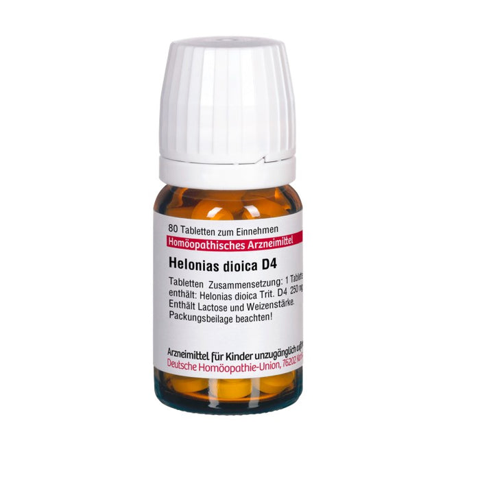 Helonias dioica D4 DHU Tabletten, 80 pc Tablettes