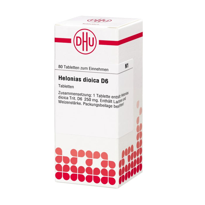Helonias dioica D6 DHU Tabletten, 80 pc Tablettes