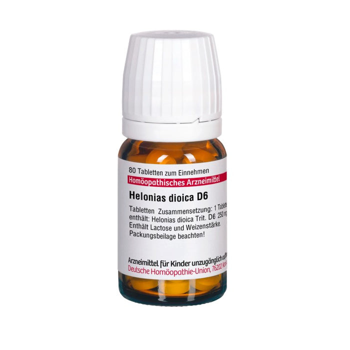 Helonias dioica D6 DHU Tabletten, 80 pc Tablettes