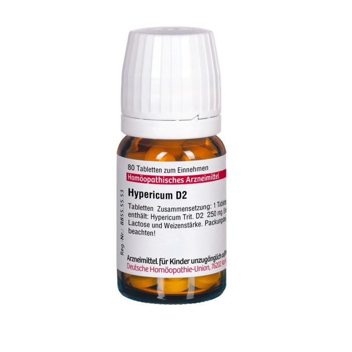 Hypericum D2 DHU Tabletten, 80 pc Tablettes