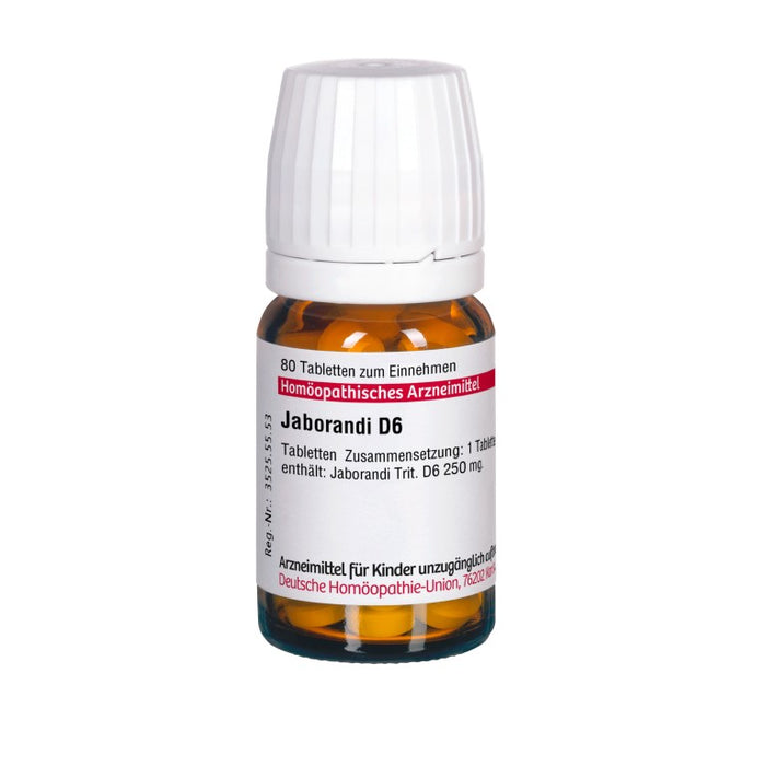 Jaborandi D6 DHU Tabletten, 80 pcs. Tablets