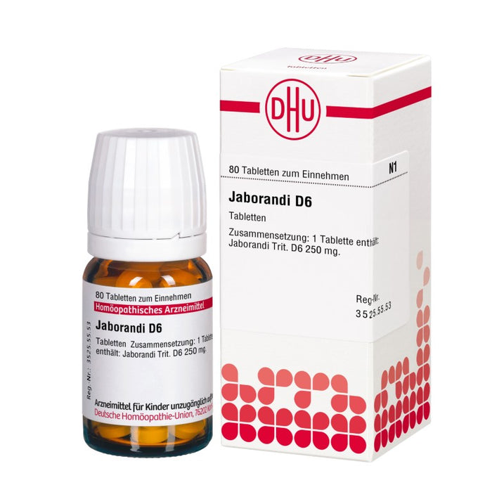 Jaborandi D6 DHU Tabletten, 80 pc Tablettes