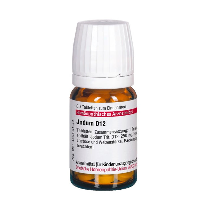 Jodum D12 DHU Tabletten, 80 pc Tablettes