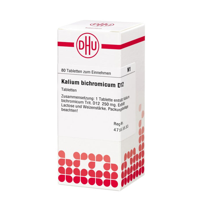 DHU Kalium bichromicum D12 Tabletten, 80 St. Tabletten