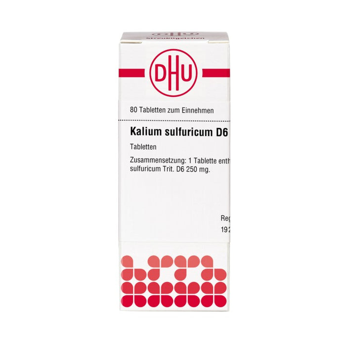 DHU Kalium sulfuricum D6 Tabletten, 80 St. Tabletten