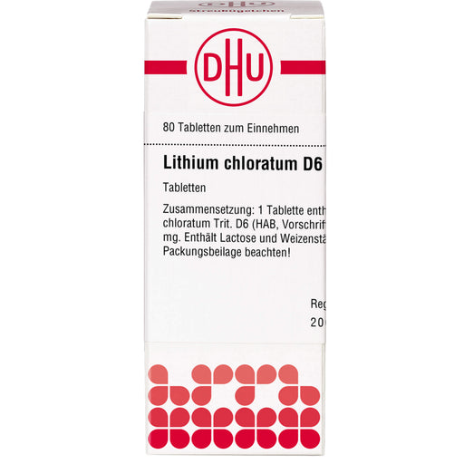 DHU Lithium chloratum D6 Tabletten, 80 St. Tabletten
