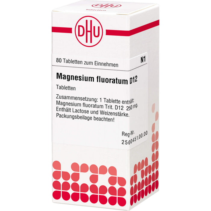 Magnesium fluoratum D12 DHU Tabletten, 80 pcs. Tablets