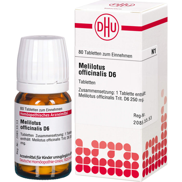 Melilotus officinalis D6 DHU Tabletten, 80 pc Tablettes