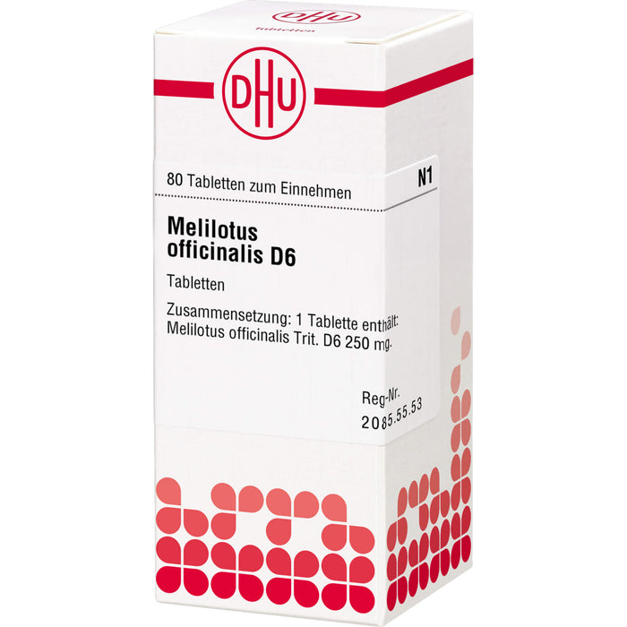 Melilotus officinalis D6 DHU Tabletten, 80 pc Tablettes