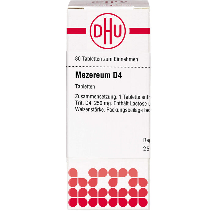 DHU Mezereum D4 Tabletten, 80 St. Tabletten