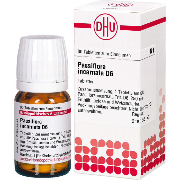 Passiflora incarnata D6 DHU Tabletten, 80 St. Tabletten