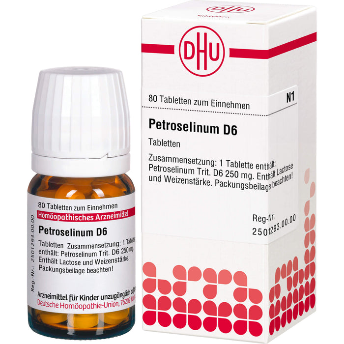 Petroselinum D6 DHU Tabletten, 80 St. Tabletten
