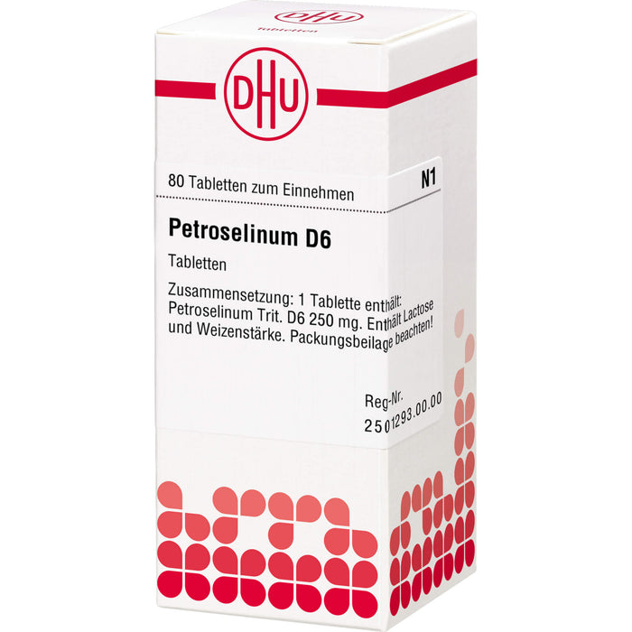 Petroselinum D6 DHU Tabletten, 80 pc Tablettes