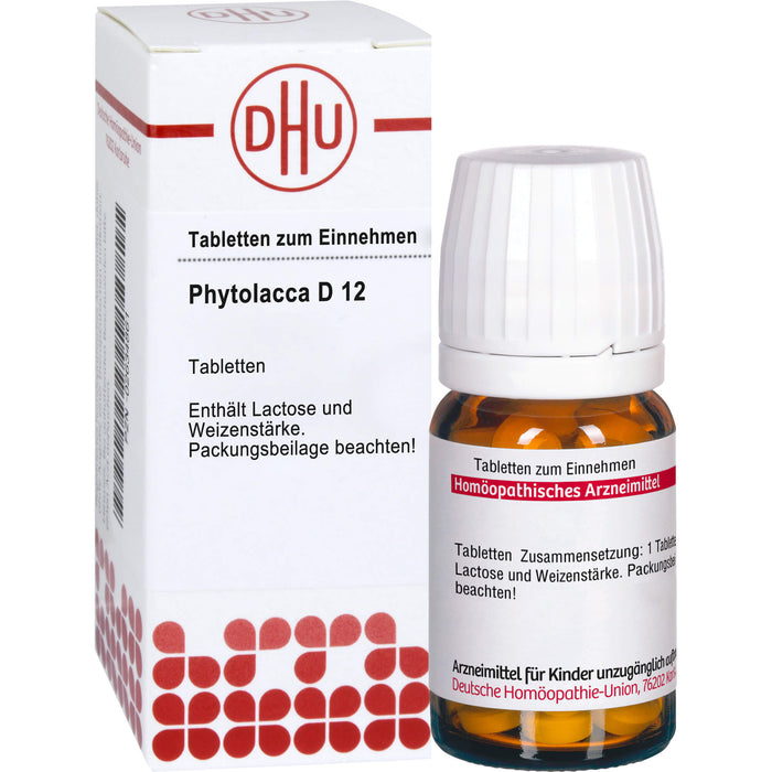 DHU Phytolacca D12 Tabletten, 80 St. Tabletten