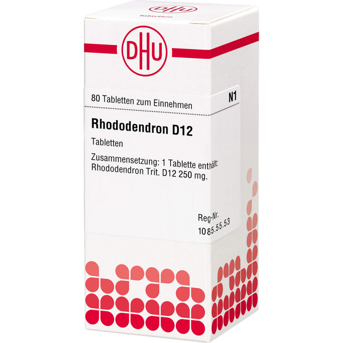 Rhododendron D12 DHU Tabletten, 80 pc Tablettes