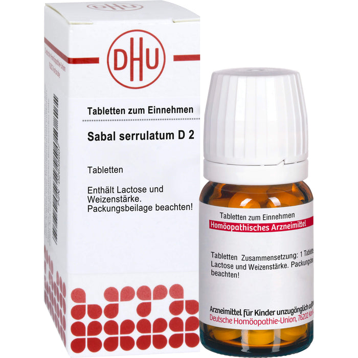 Sabal serrulatum D2 DHU Tabletten, 80 pcs. Tablets