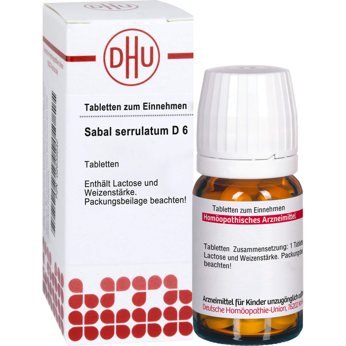 Sabal serrulatum D6 DHU Tabletten, 80 pcs. Tablets