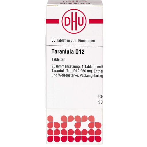 Tarantula D12 DHU Tabletten, 80 St. Tabletten