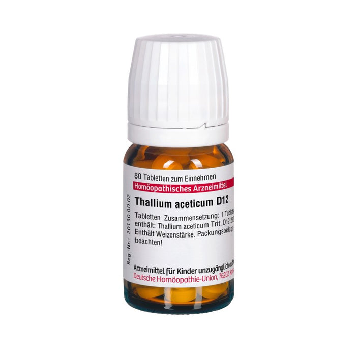 Thallium aceticum D12 DHU Tabletten, 80 pcs. Tablets