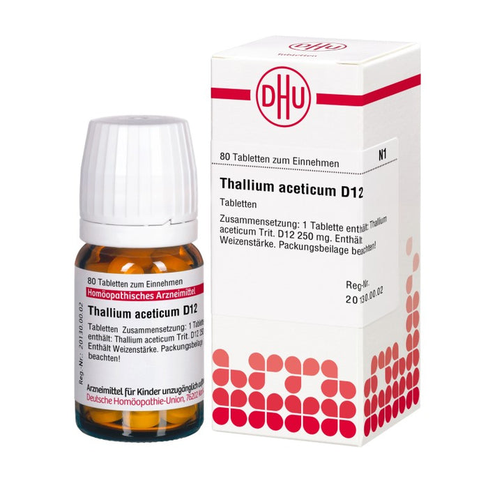 Thallium aceticum D12 DHU Tabletten, 80 pc Tablettes