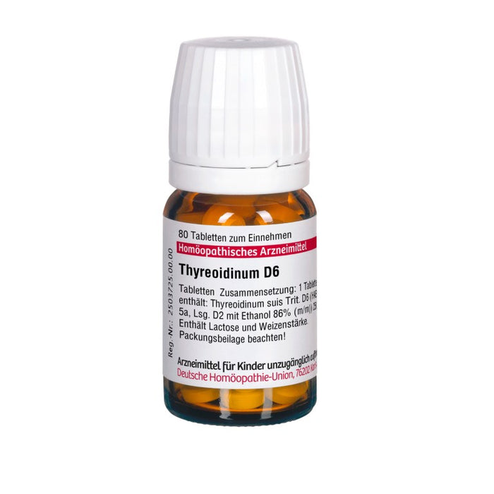 Thyreoidinum D6 DHU Tabletten, 80 pc Tablettes