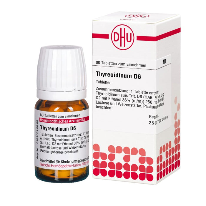 Thyreoidinum D6 DHU Tabletten, 80 pc Tablettes