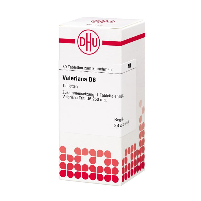 Valeriana D6 DHU Tabletten, 80 pc Tablettes