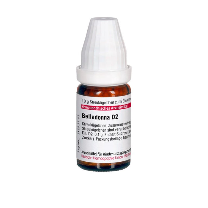 Belladonna D2 DHU Globuli, 10 g Globules