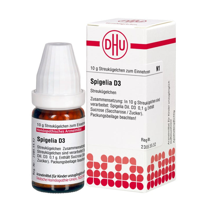 Spigelia D3 DHU Globuli, 10 g Globules