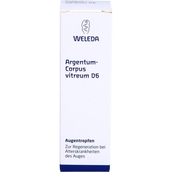WELEDA Argentum corpus Vitreum D6 Augentropfen, 10 ml Lösung