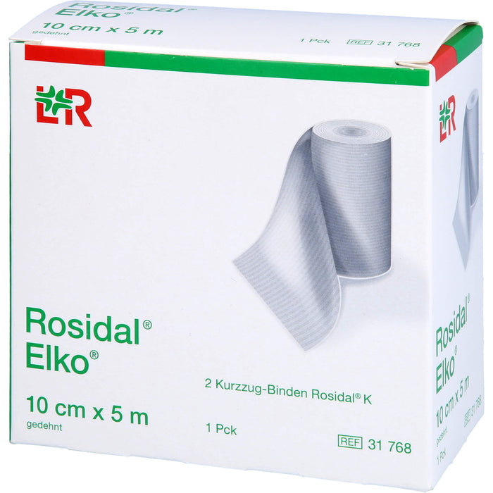 Rosidal Elko 10cmx5m Kurzzugbinde, 2 St BIN