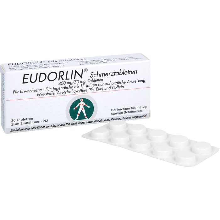 EUDORLIN Schmerztabletten, 20 pc Tablettes