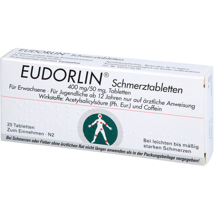 EUDORLIN Schmerztabletten, 20 pc Tablettes