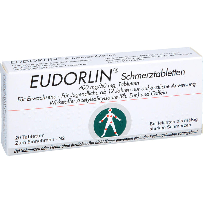 EUDORLIN Schmerztabletten, 20 pc Tablettes