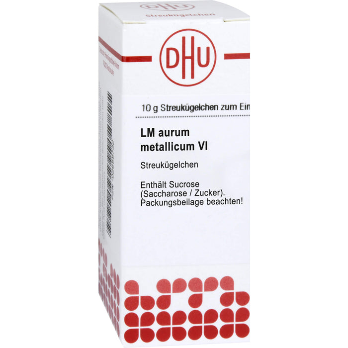 DHU Aurum metallicum LM VI Streukügelchen, 5 g Globuli