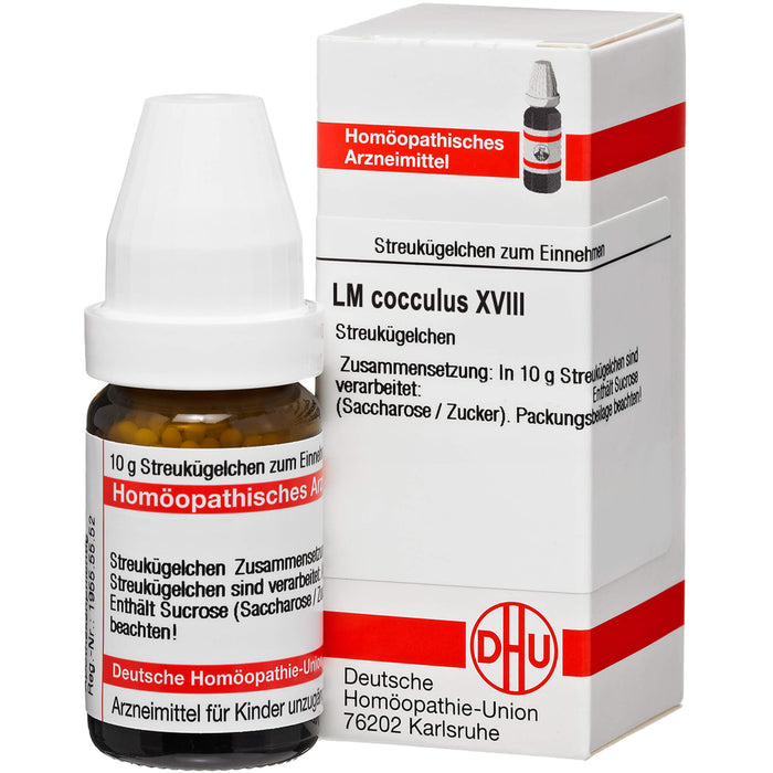Cocculus LM XVIII DHU Globuli, 5 g Globules