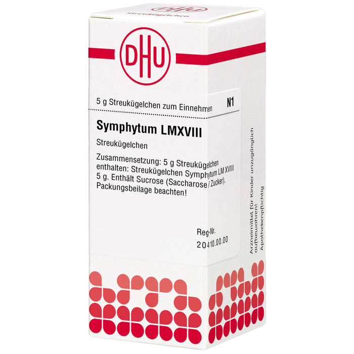 Symphytum LM XVIII DHU Globuli, 5 g Globules