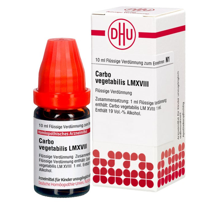 DHU Carbo vegetabilis LM XVIII Dilution, 10 ml Solution