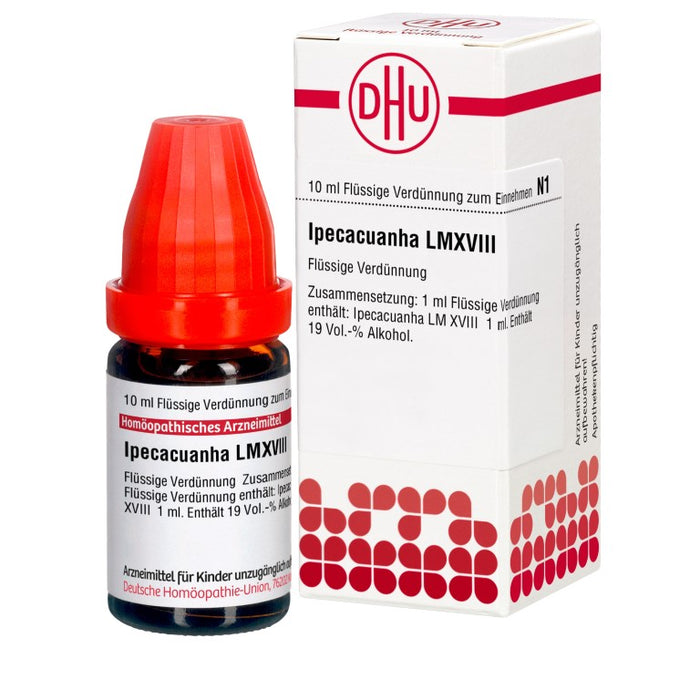 Ipecacuanha LM XVIII DHU Dilution, 10 ml Solution