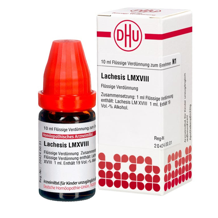 DHU Lachesis LM XVIII Dilution, 10 ml Solution