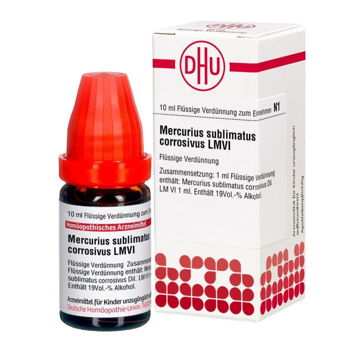 Mercurius sublimatus corrosivus LM VI DHU Dilution, 10 ml Solution