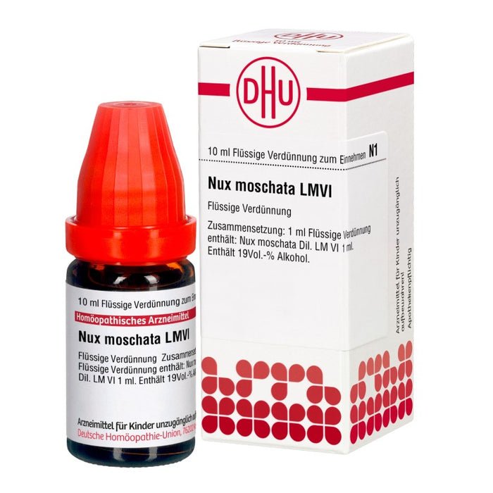 Nux moschata LM VI DHU Dilution, 10 ml Solution