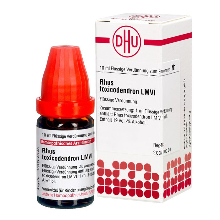 DHU Rhus toxicodendron LM VI Dilution, 10 ml Solution