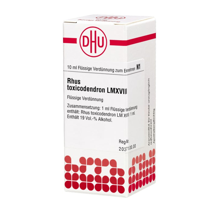 DHU Rhus toxicodendron LM XVIII Dilution, 10 ml Solution