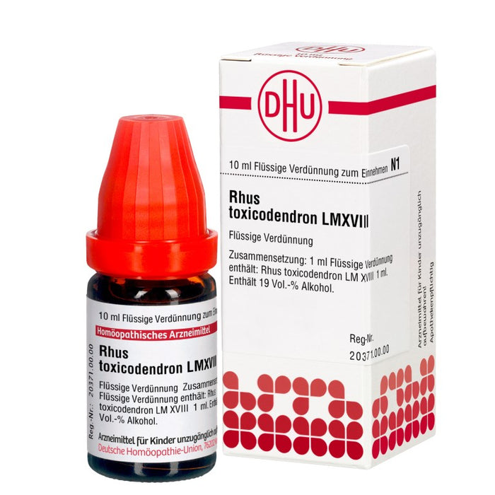 DHU Rhus toxicodendron LM XVIII Dilution, 10 ml Solution